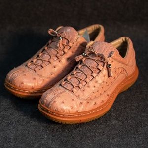 Max Leather Inc. Ostrich Sneakers
